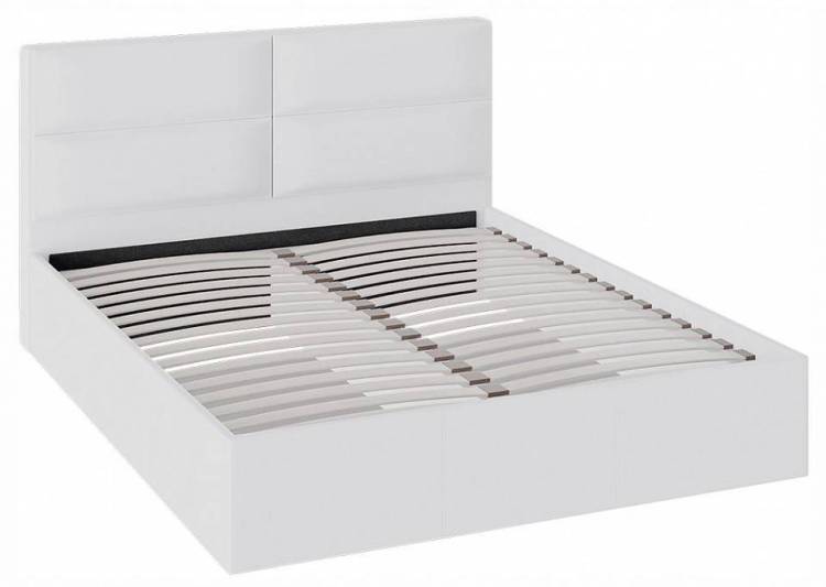 Кровать двуспальная Трия Глосс TRI_240678 Белая