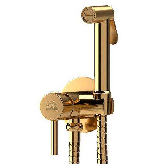 Гигиенический душ Paffoni Tweet Round ZDUP110HG со смесителем, с внутренней частью