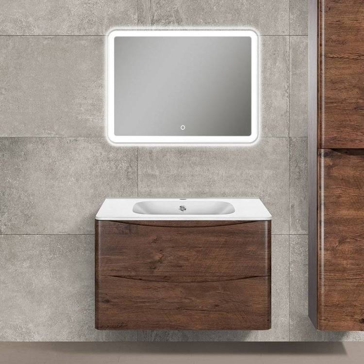 Мебель для ванной Vincea Paola 80 темный дуб