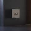 Лицевая панель для двойной компьютерной розетки RJ-45 Voltum S70 VLS001414 капучино фото 4