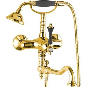 Смеситель для ванны Cezares MARGOT-VDFM2-03/24-N золотой