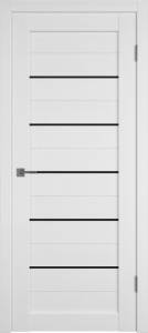 Межкомнатная дверь Владимирская Фабрика Дверей Atum 5 Snow стекло Black Gloss 600x2000