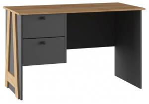 Стол письменный Woodville Теодора 587605 графит/крафт золотой 120.5x60.5x75