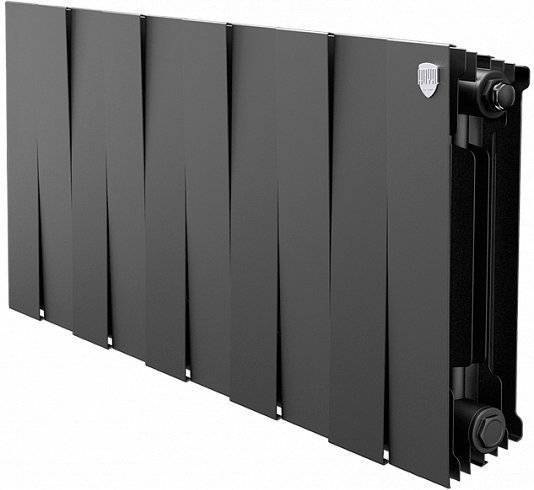 Радиатор биметаллический Royal Thermo Piano Forte 300 noir sable, 10 секций