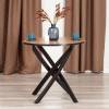 Стол Tetchair Manzana 20619 дуб вотан/чёрный 80x75x80 фото 5