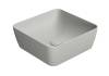 Раковина GSI Nubes 903817 серый матовый, 38x38