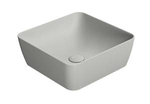 Раковина GSI Nubes 903817 серый матовый, 38x38