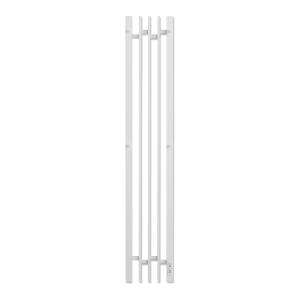 Полотенцесушитель электрический Apextermo Дельта DL10113WM с крючками, белый матовый, 110x18