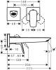 Смеситель для раковины Hansgrohe Logis 71256000 фото 4