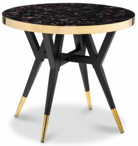 Стол Woodville Selina 15552 black/gold