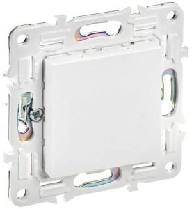 Заглушка с суппортом IEK Skandy SK-PL10-K01 арктический белый