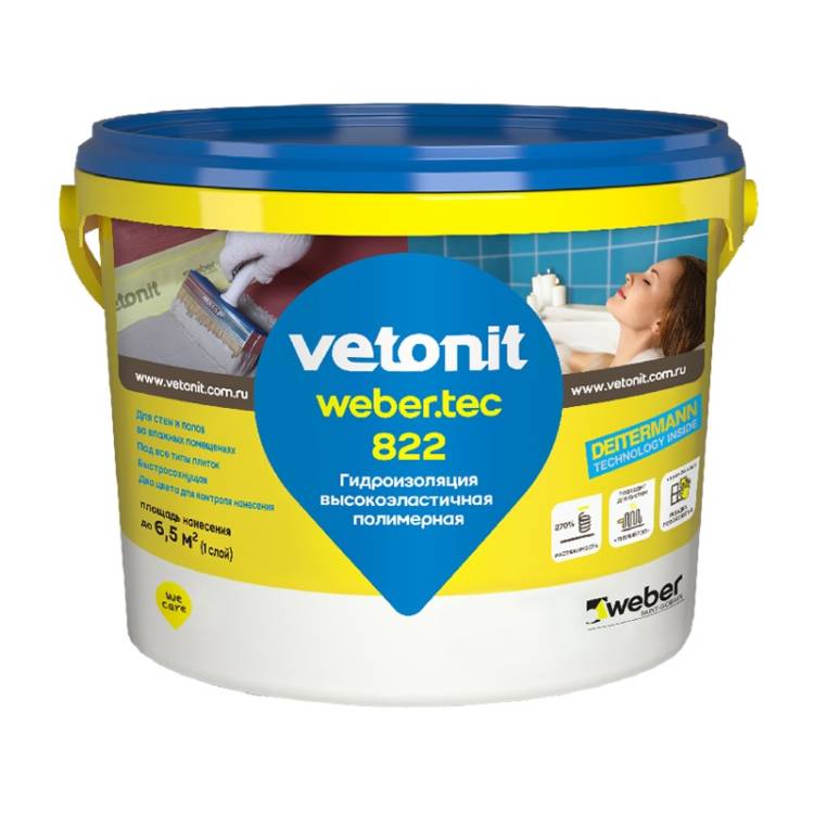 Мастика Vetonit Weber Tec 822 розовый 4 кг