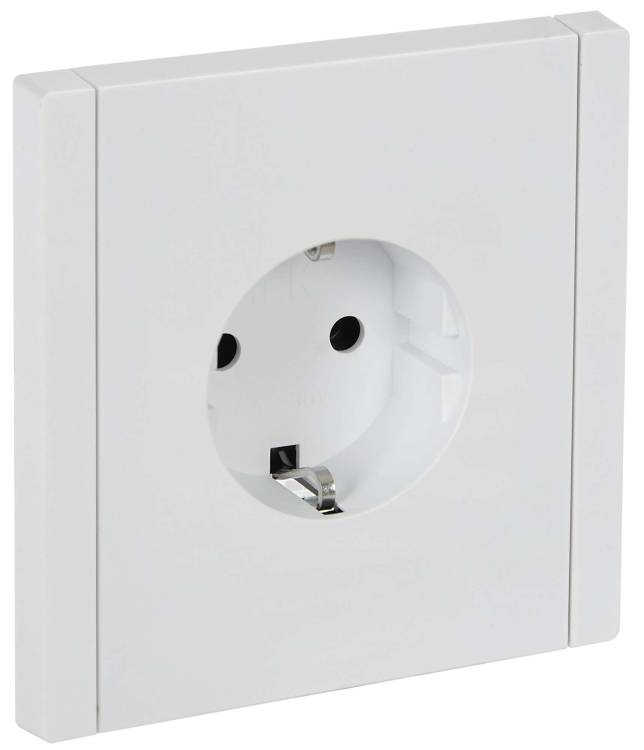 Розетка 1-местная с заземлением IEK Forte&Piano FP-R11-16-K01 белый