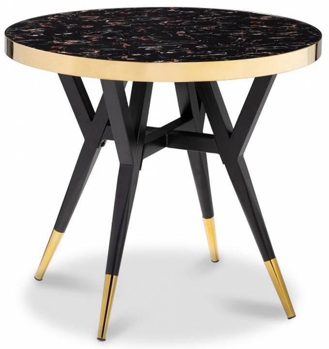 Стол Woodville Selina 15552 black/gold