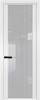 Межкомнатная дверь Profil Doors 2 AGP цвет профиля Вайт, стекло безопасное 6 мм страйп 800x2000