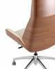 Кресло компьютерное Stool Group TopChairs Crown SN A312 8383-1 walnut back бежевый фото 7