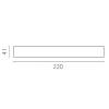 Трековый линейный светодиодный светильник Lightstar Teta CCT 205217CCT фото 3