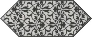 Декор Kerama Marazzi Келуш HGD\A481\35006 2 черно-белый 14x34