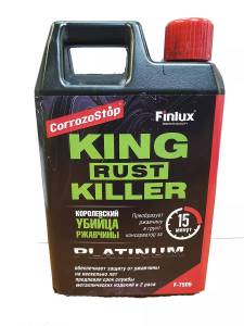 Инновационный преобразователь ржавчины Finlux F-7505 Platinum KingRustKiller полуматовый 0.5 л
