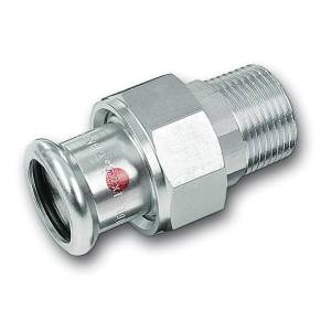 Сгон Sanha 24333G, ВПр-НР с плоским уплотнением, углеродистая сталь, 35x1 1/4