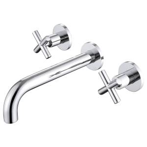 Смеситель для раковины Abber Wasser Kreis AF81121 скрытого монтажа, хром