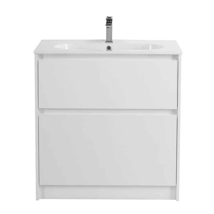 Тумба под раковину BelBagno KRAFT-800-2C-PIA-BO напольная, Bianco Opaco, 80x46