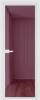 Межкомнатная дверь Profil Doors 1 AV цвет профиля Вайт, стекло безопасное 6 мм фиолетовое шпион 800x2000