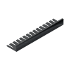 Профиль L-образный гибкий Neexy pv05-46 BBL-D черный блестящий браш 270x1x2.15
