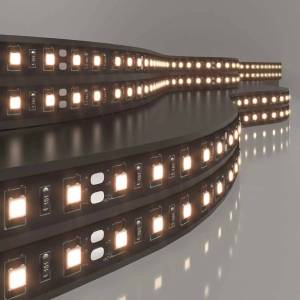 Светодиодная лента Elektrostandard 2835 24V 120Led 9,6W IP20 Black 3300K теплый белый 5м