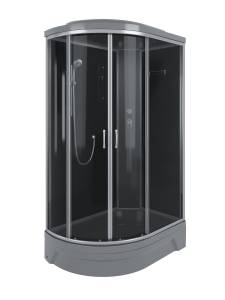 Душевая кабина Erlit ER351226R-C4-RUS_GRAY профиль сатин, стекло тонированное, 120x80x226