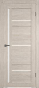 Межкомнатная дверь Владимирская Фабрика Дверей Atum 1 Cappuccino стекло White Cloud 600x2000