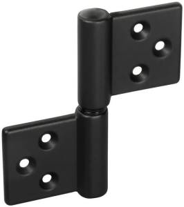 Петля карточная Morelli CH-R 85X82 B черный