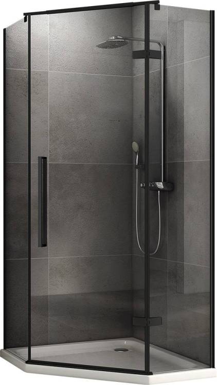 Душевой уголок Abber Ewiges Wasser AG05100B Черный