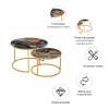 Набор из 2 журнальных столов Bradex Home Tango RF 0350 космический фото 5