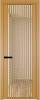 Межкомнатная дверь Profil Doors 3 AGP цвет профиля Золото, стекло безопасное 6 мм ромб белый 800x2000