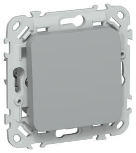 Выключатель 1-клавишный проходной IEK Flite FI-V12-0-10-1-K03 серый