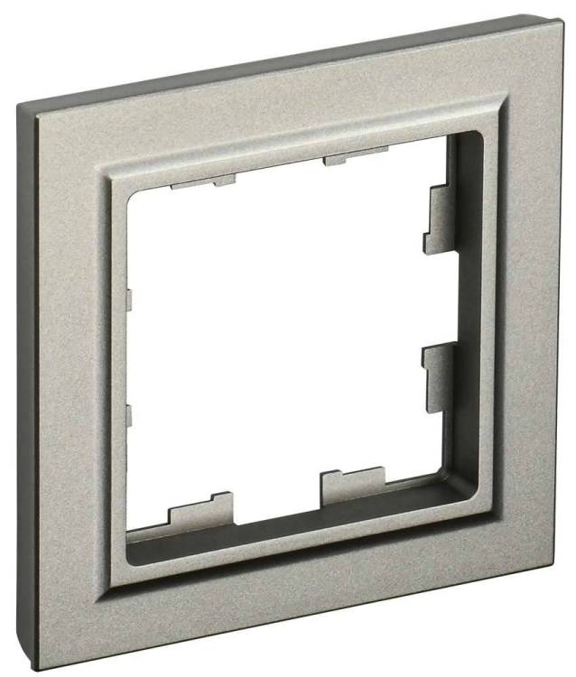 Рамка 1-постовая IEK Brite BR-M12-K37 шампань