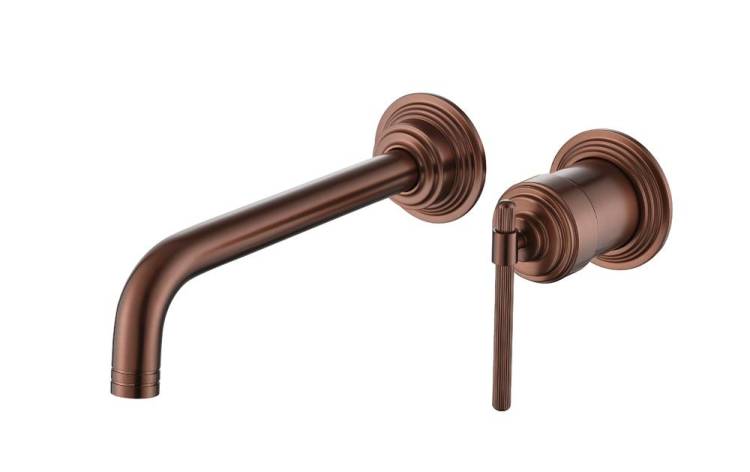 Смеситель для раковины Boheme Eterna 175-CB Copper Brushed