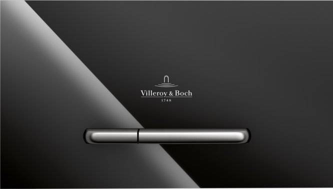 Кнопка смыва Villeroy&Boch Viconnect 922160RB чёрная глянцевая