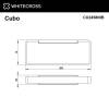Полотенцедержатель WHITECROSS Cubo CU2458NIB никель брашированный фото 2