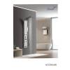 Душевая панель Cerutti Spa Victoria BR CT9980 с системой водопад и с изливом, матовая нержавеющая сталь фото 2