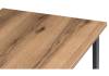 Кухонный стол Woodville Лота Лофт 489637 120х74х75 25 мм дуб делано темный / матовый черный фото 4