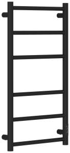 Полотенцесушитель электрический Стилье Формат 27 31528-8040 Матовый чёрный, 80x40