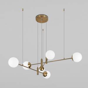Подвесной светильник Eurosvet Planet 70146/6 латунь Smart