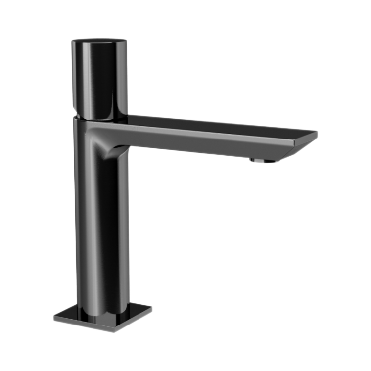 Смеситель для раковины Remer Edge EG512CFP черный брашированный хром