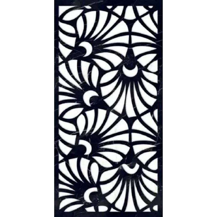 Керамогранит Art Ceramic Mira Black Decore High Gloss 60x120