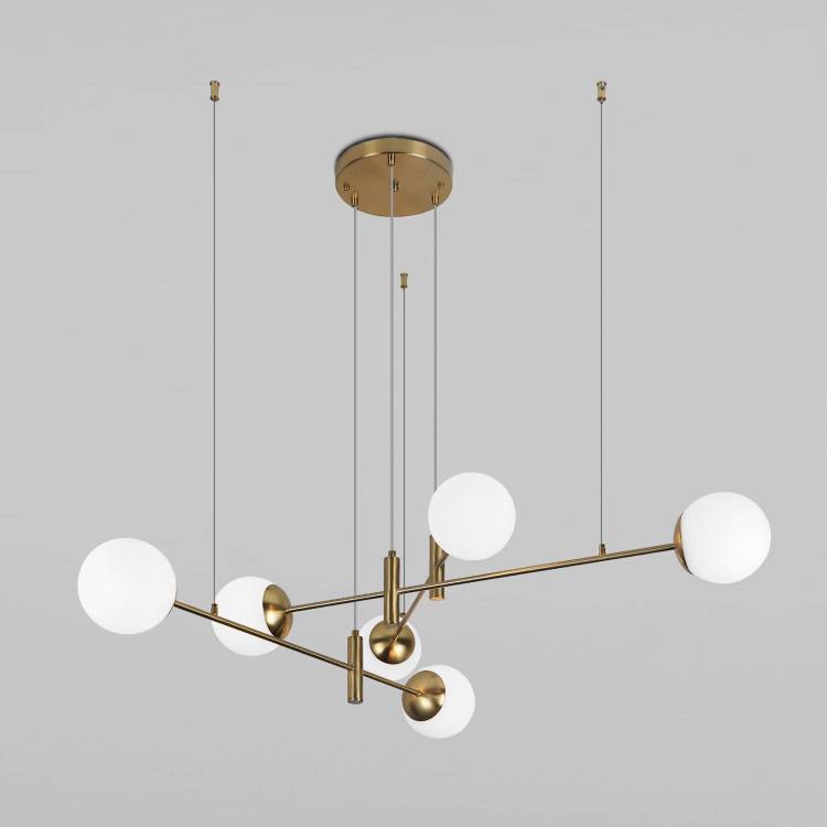 Подвесной светильник Eurosvet Planet 70146/6 латунь Smart