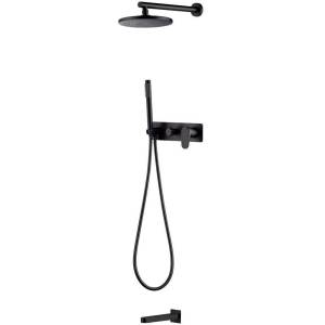 Душевой комплект Boheme Spectre 454-2-B черный