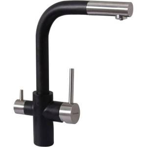 Смеситель для кухни Florentina Кристалл 333.32H.2123.302 FL антрацит