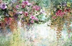 3D Фотообои Artegrafico «Утренний сад» BT-013 канвас